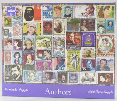 Authors Stamps 1000 Pc Puzzle